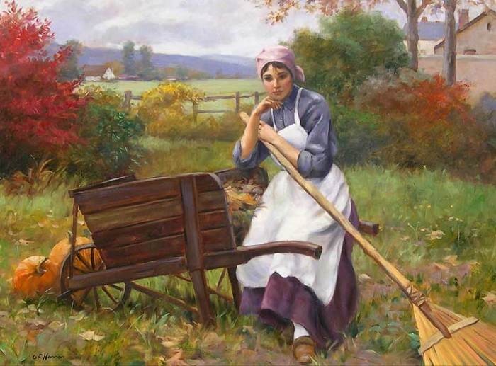 Woman with a Wheelbarrow.