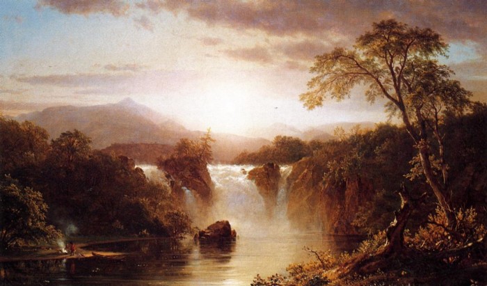 Landscape with Waterfall 1858