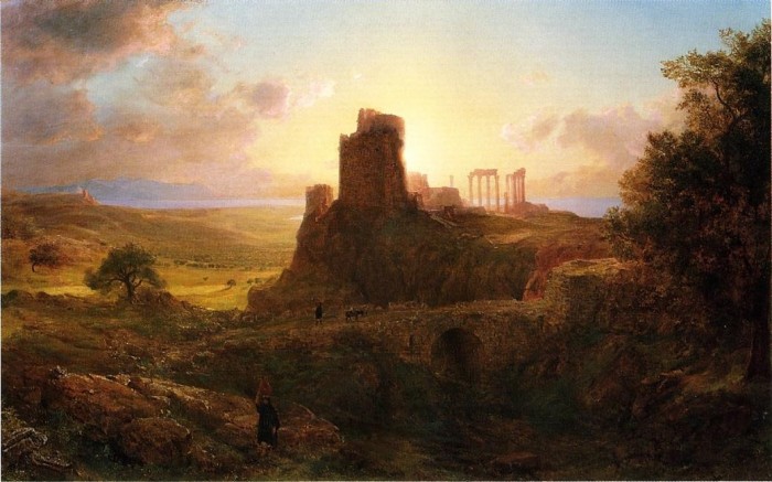 The Ruins at Sunion, Greece 1869