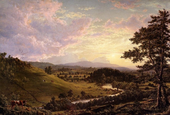 View near Stockbridge, Mass. 1847