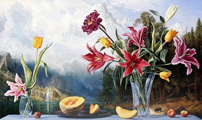 Still Life with Mount Corcoran