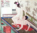 Young couple in inverse position