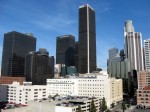 Downtown LA looking north