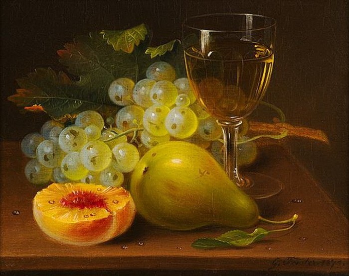 Still Life with Fruit and Wine Glass