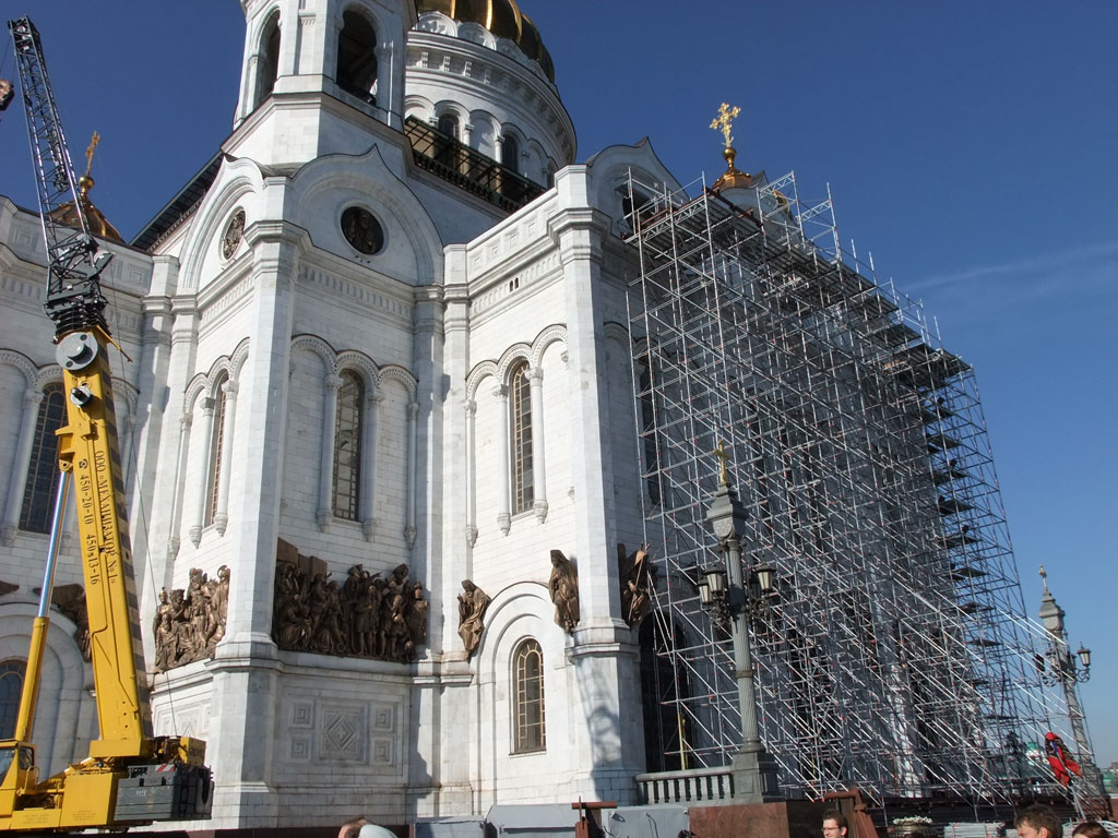 Строительство храма христа спасителя