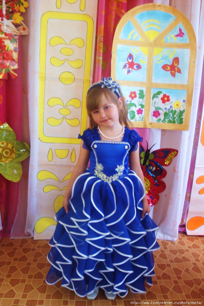 Выпускное платье в детский сад своими руками