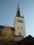 Церковь Олевисте (Святого Олава). На башне расположена смотровая площадка - по винтовой лестнице 253 ступени. Высота шпиля -123.7 м