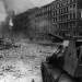 Самоходное орудие Су-76 ведет уличные бои. Берлин. 1945  