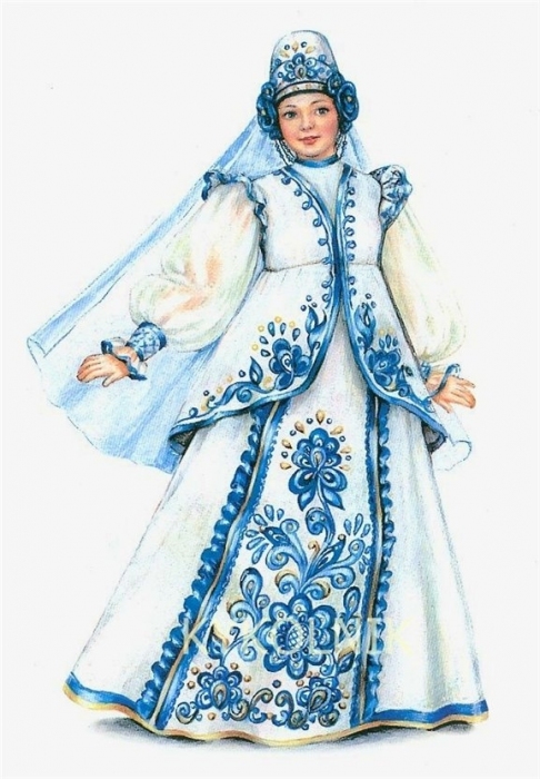 Русский народный костюм: шейные украшения.