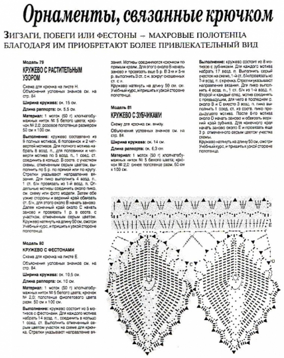 Шторы вязанные спицами со схемами и описанием