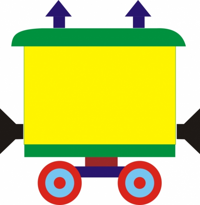 Грузовой вагон рисунок для детей