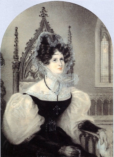 Portrait of Zinaida Volkonskaya by Amelie Munier-Romilly, 1831 Italy