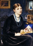 Poynter, Edward John ? Portrait of Louise A Baldwin 1868