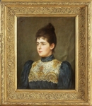 Tito CONTI (1842-1924)Woman portrait