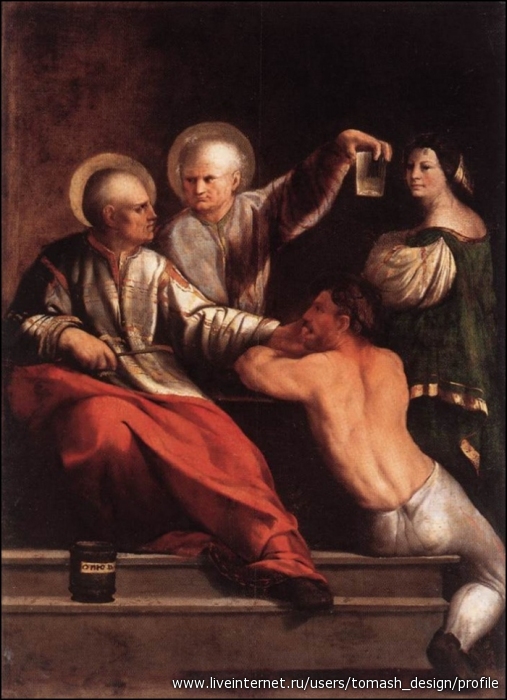 DOSSI Dosso St Cosmas and St Damian.