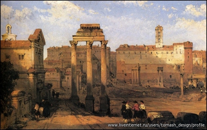 Roberts Daid The Forum Rome