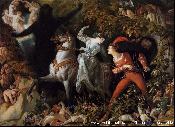 MACLISE Daniel A Scene from Undine.