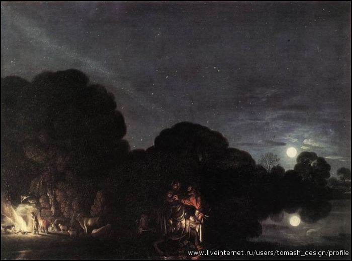 ELSHEIMER  Adam  Flight  Into  Egypt