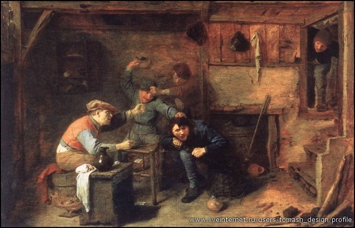 BROUWER  Adriaen  Peasants  Fighting