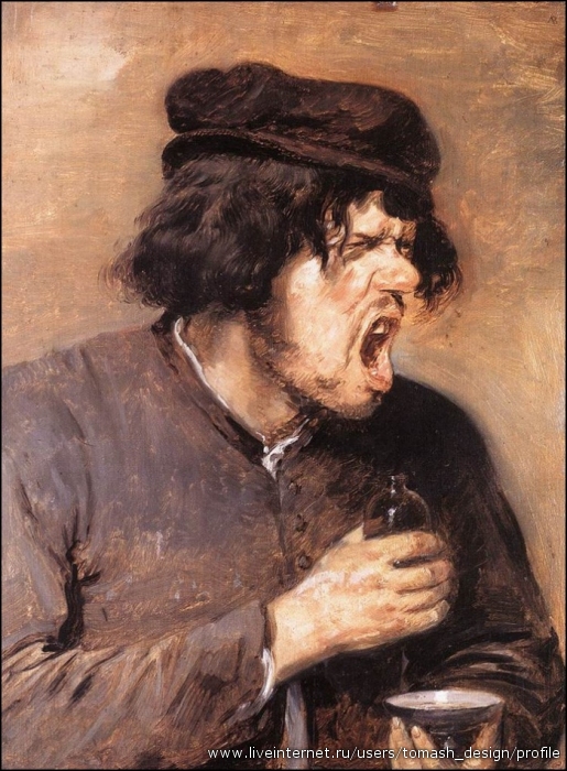 BROUWER  Adriaen  The  Bitter  Draught